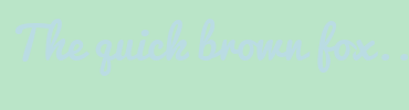Image with Font Color BADCE3 and Background Color BAE5C8